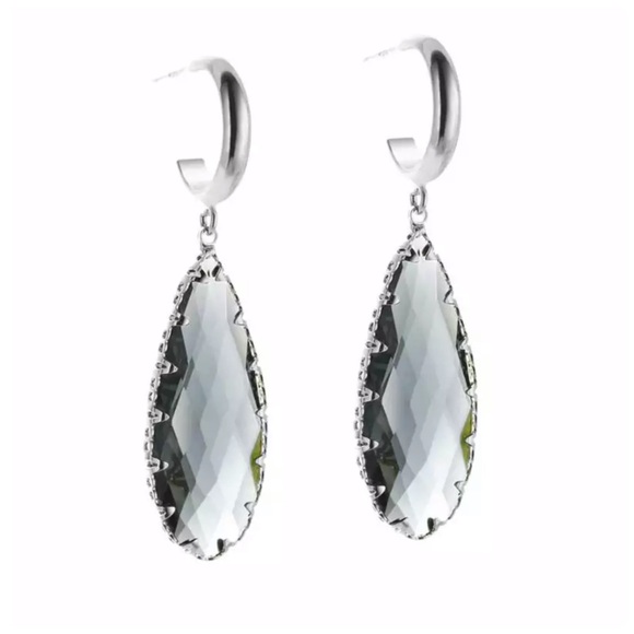 Swarovski Crystals Lysha Teardrop Earrings - Picture 4 of 7